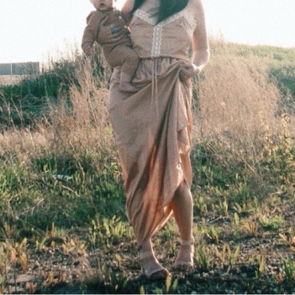 Vintage pink slip Dress